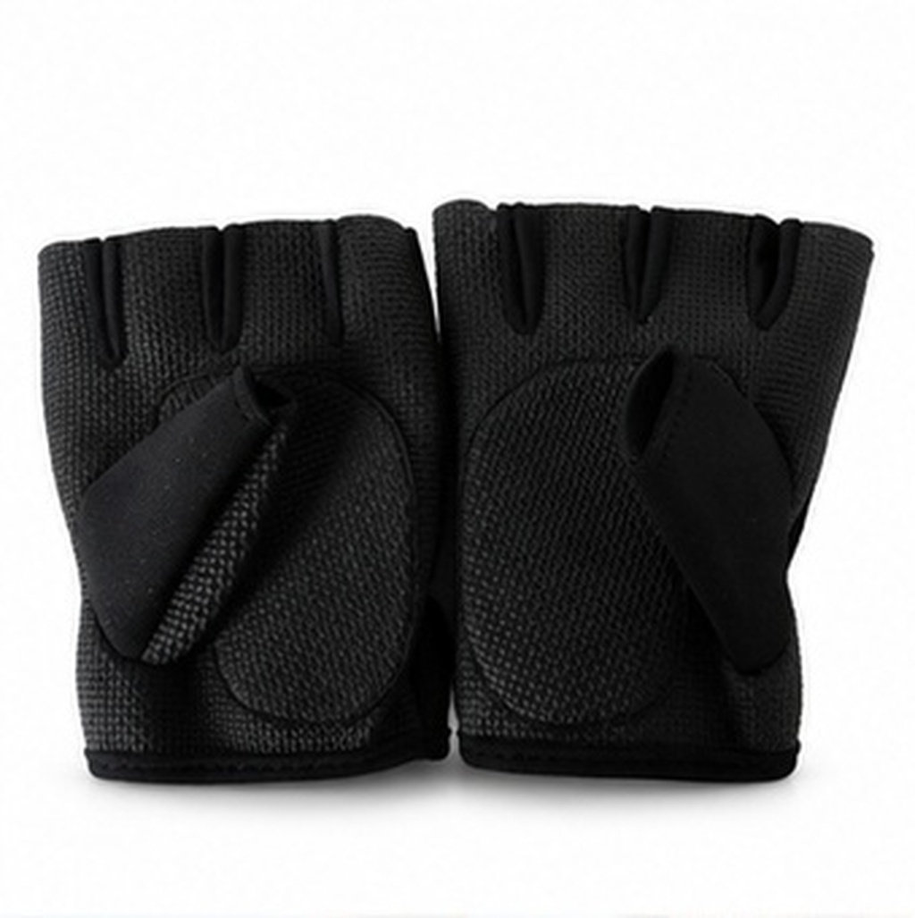 Weightlifting Gloves - Gants de cyclisme noirs, taille L,
