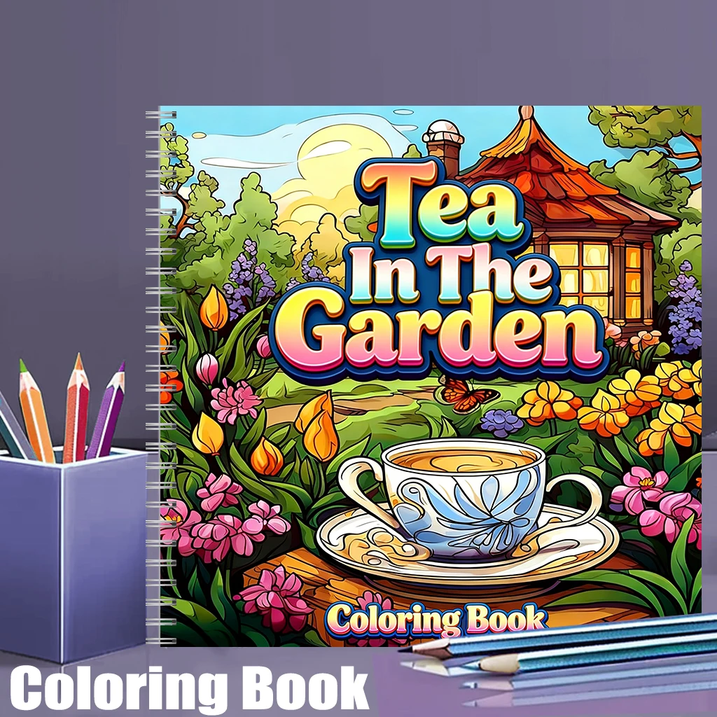 Chalk Bag - Livre de coloriage Tea In The
