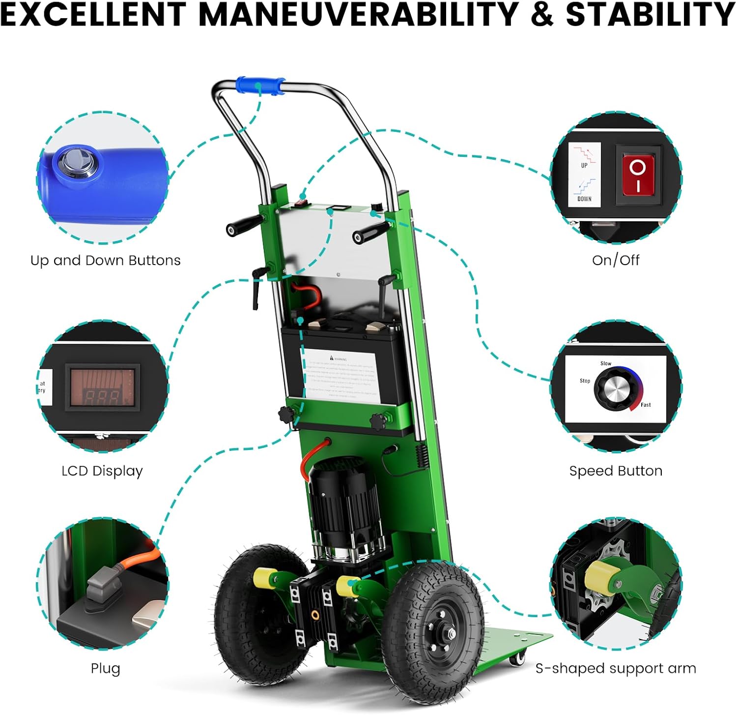 Chariot électrique monte-escal - Rope Climb avis et prix