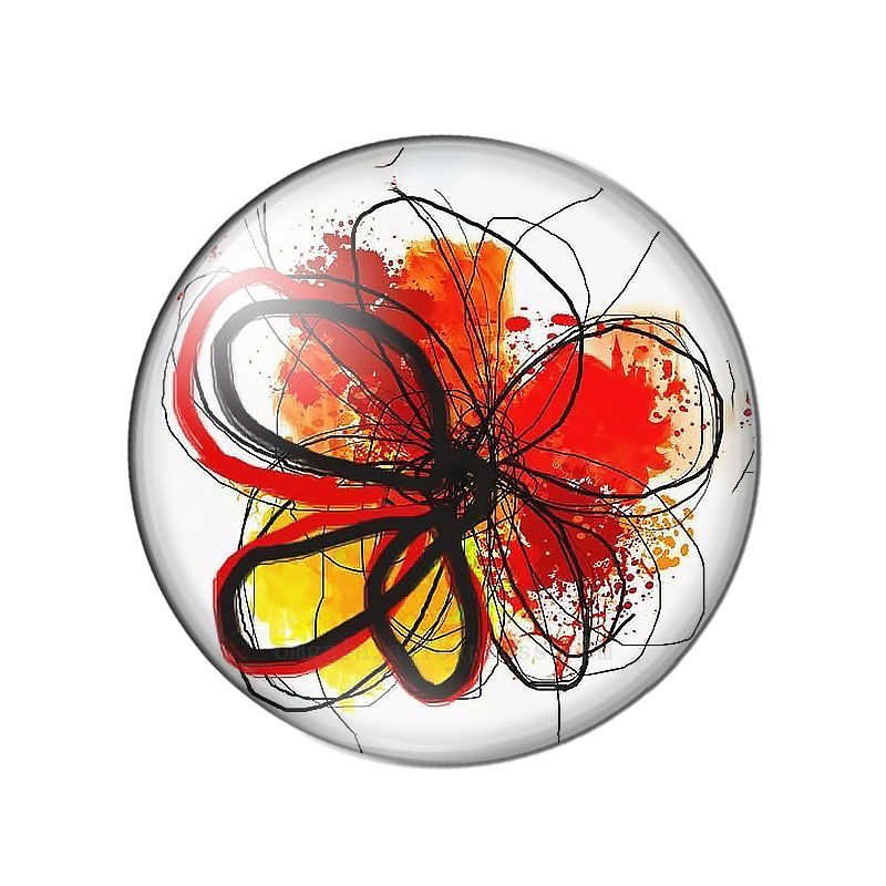 Cabochon rond en verre avec ph - Chalk Bag avis et prix
