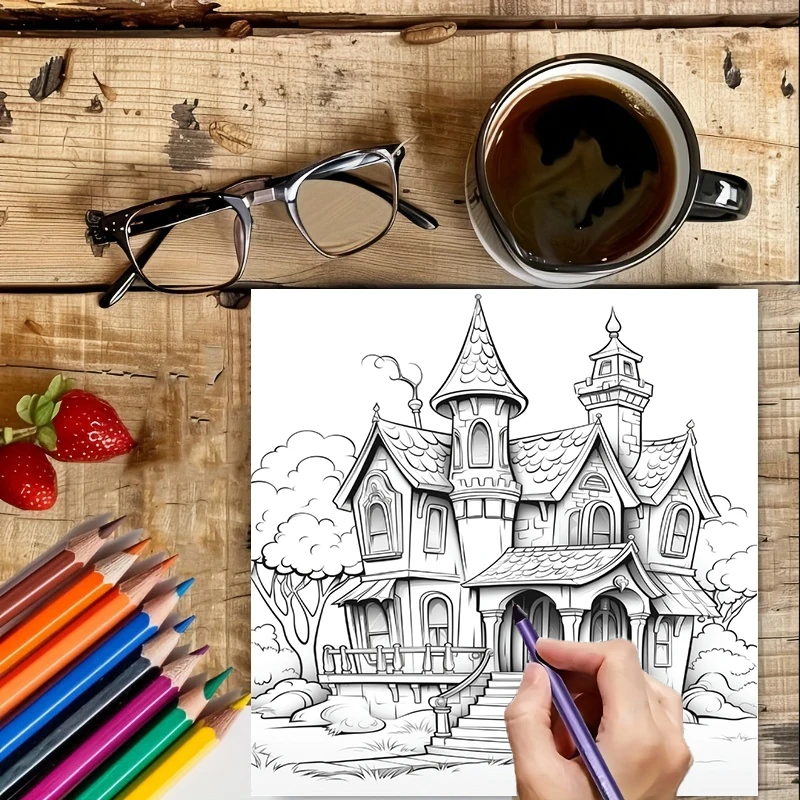 Livre de coloriage Maison Hant - Chalk Bag avis et prix