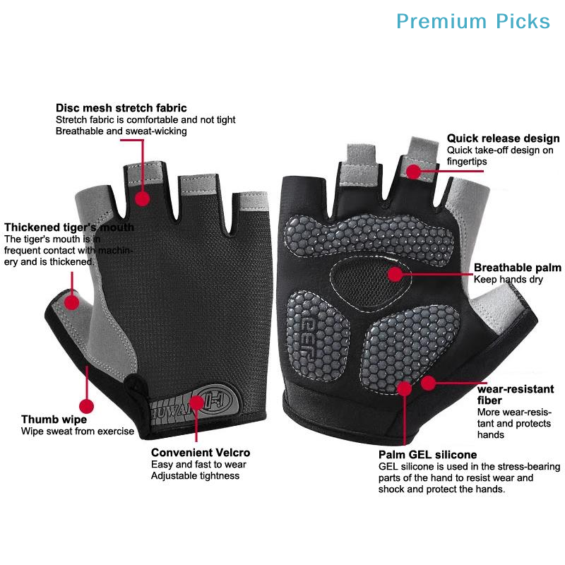 Gants de sport portables demi- - Weightlifting Gloves avis et prix